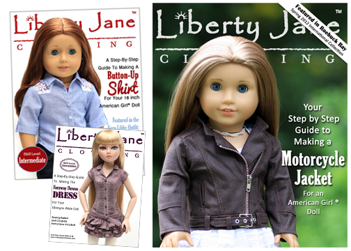 18 inch Doll Clothes patterns Liberty Jane