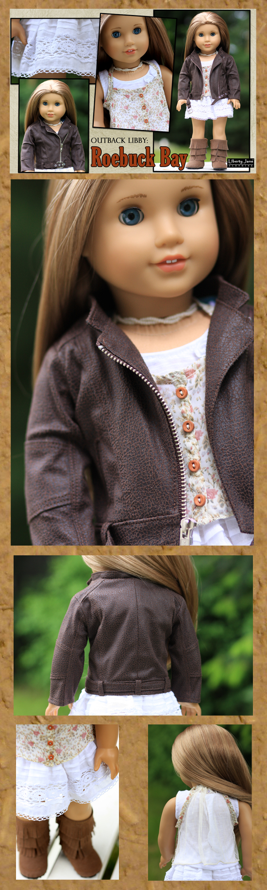 Liberty Jane Roebuck Bay Outfit for American Girl ® Dolls